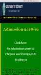 Mobile Screenshot of gnduadmissions.org